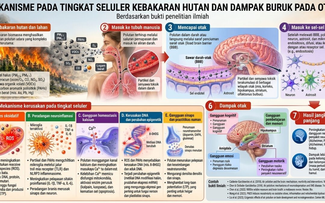 Dampak Karhutla Bagi Kesehatan Otak